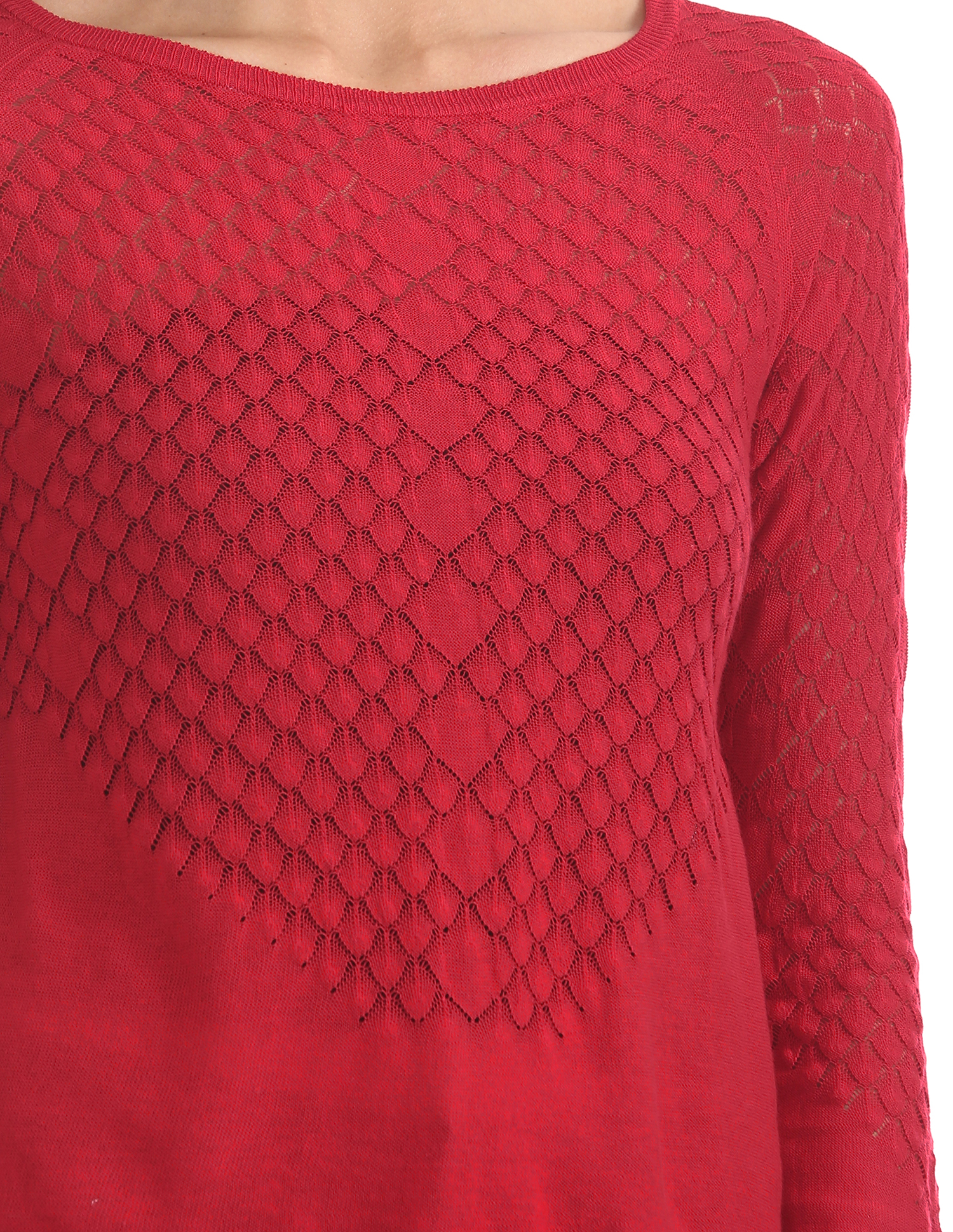 U.S. Polo Assn. Women Casual Wear Self Design Top